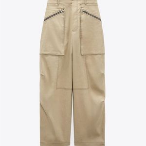 COPY - Zara Topstitched Zippered Pants